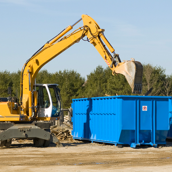 how does a residential dumpster rental service work in Linwood